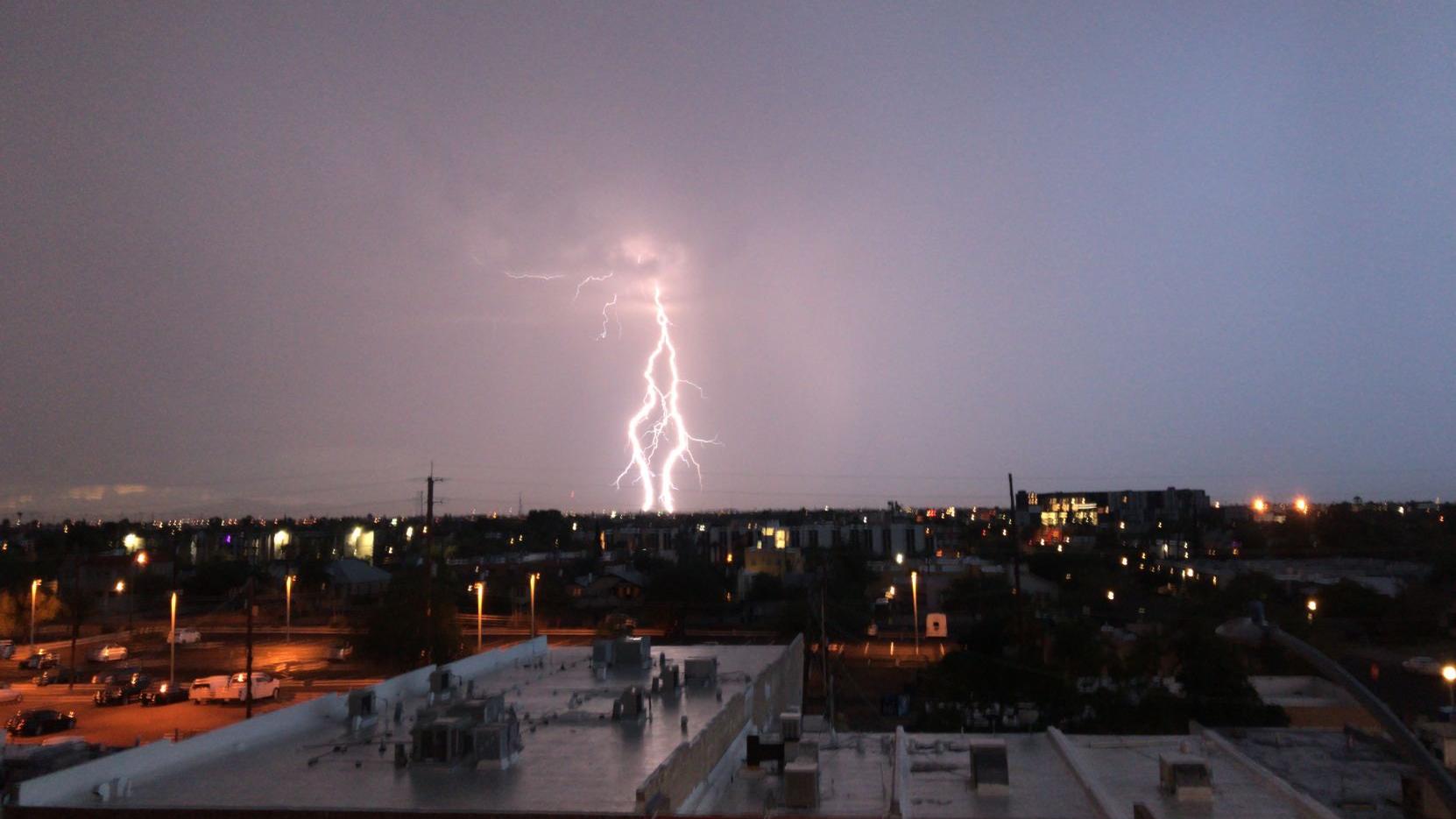 Fast-moving storms arrive in the Old Pueblo Wednesday
